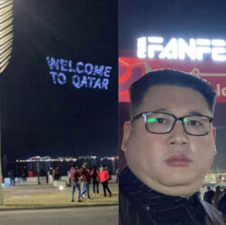 'Kim Jong-un' is in Qatar before the final FIFA World Cup match. Read that again
