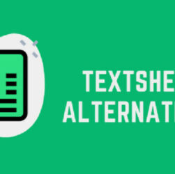 Textsheet and Its Alternatives