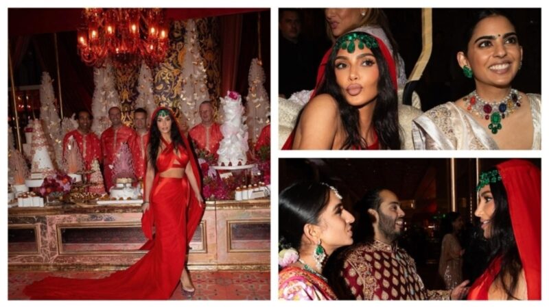 Kim Kardashian Faces Backlash Over Wedding Outfit at Ambani’s Celebration